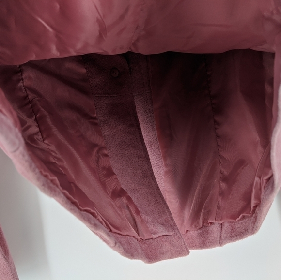 NEW Relativity Pink Salmon Washable Suede Leather - Picture 9 of 11